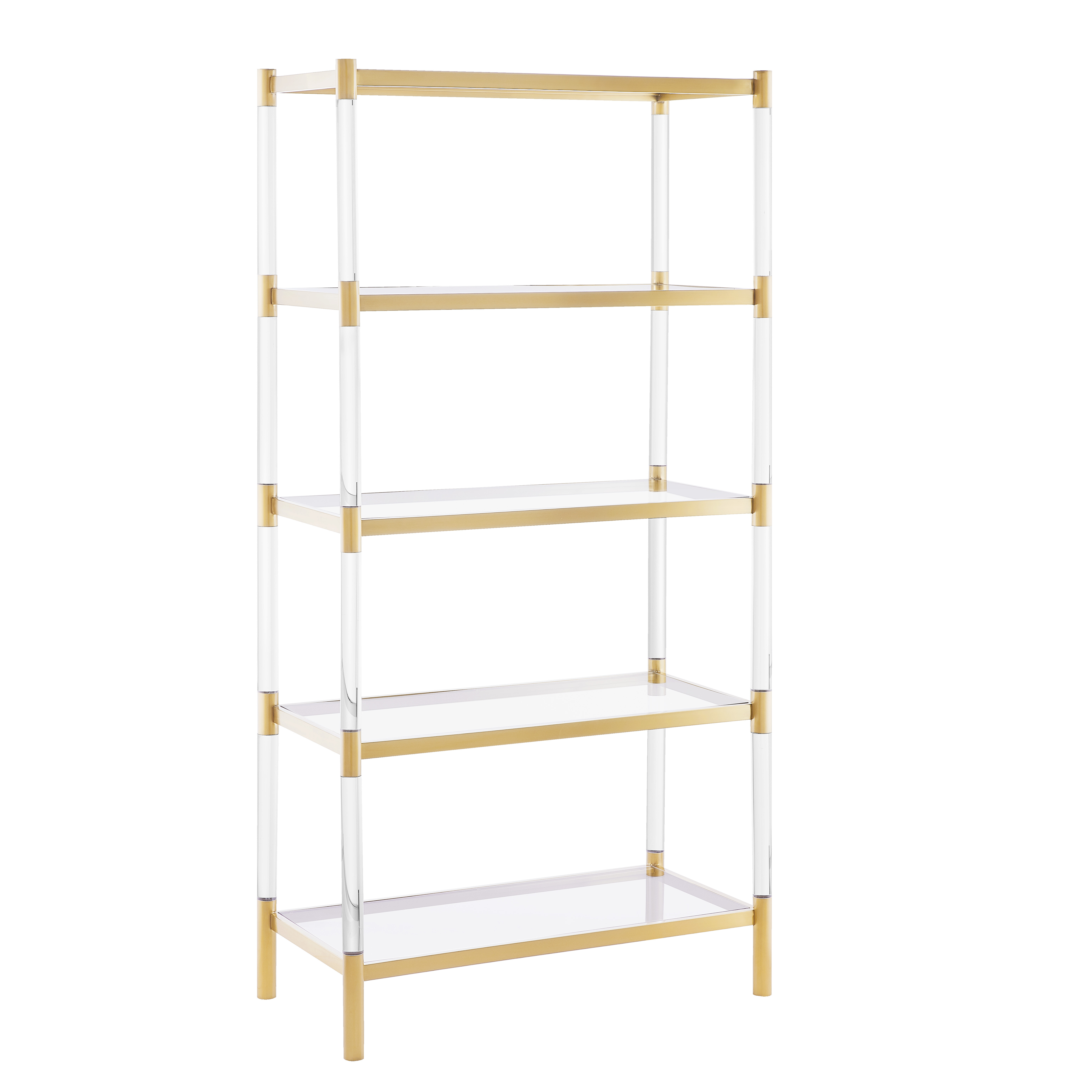 Customized simple bookcase acrylic storage rack bookshelf for living room